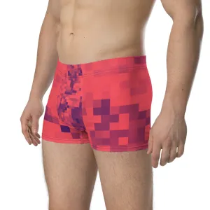 LGBT Mens Boxer Briefs - Red Patterned