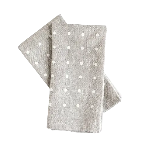 Linen Dot Napkin Set