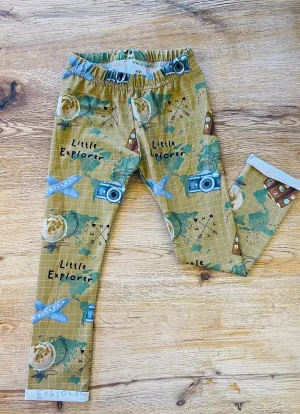 Little Explorer Leggings - Mustard