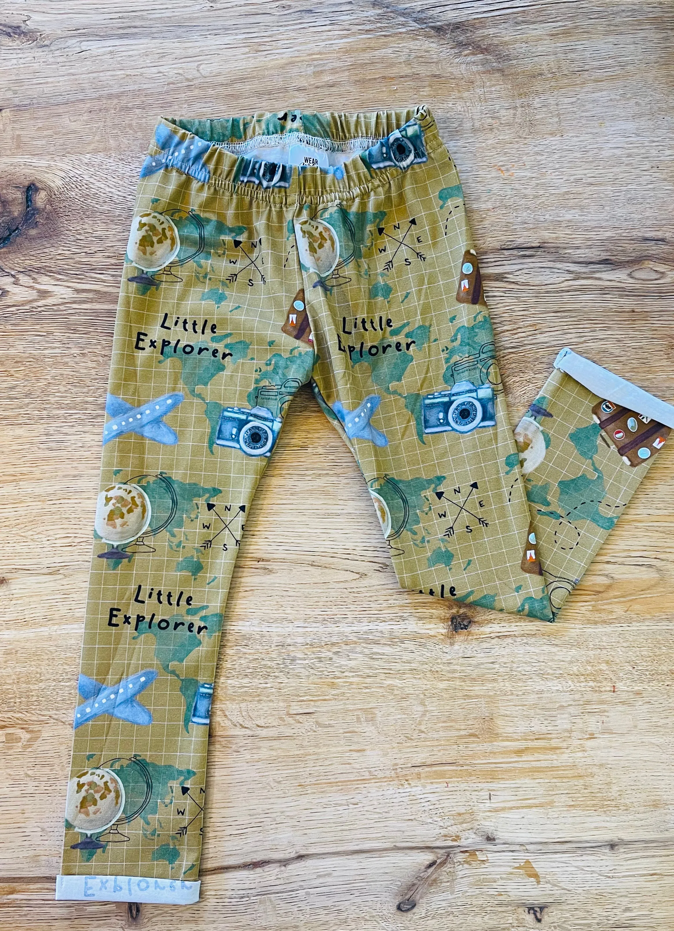 Little Explorer Leggings - Mustard
