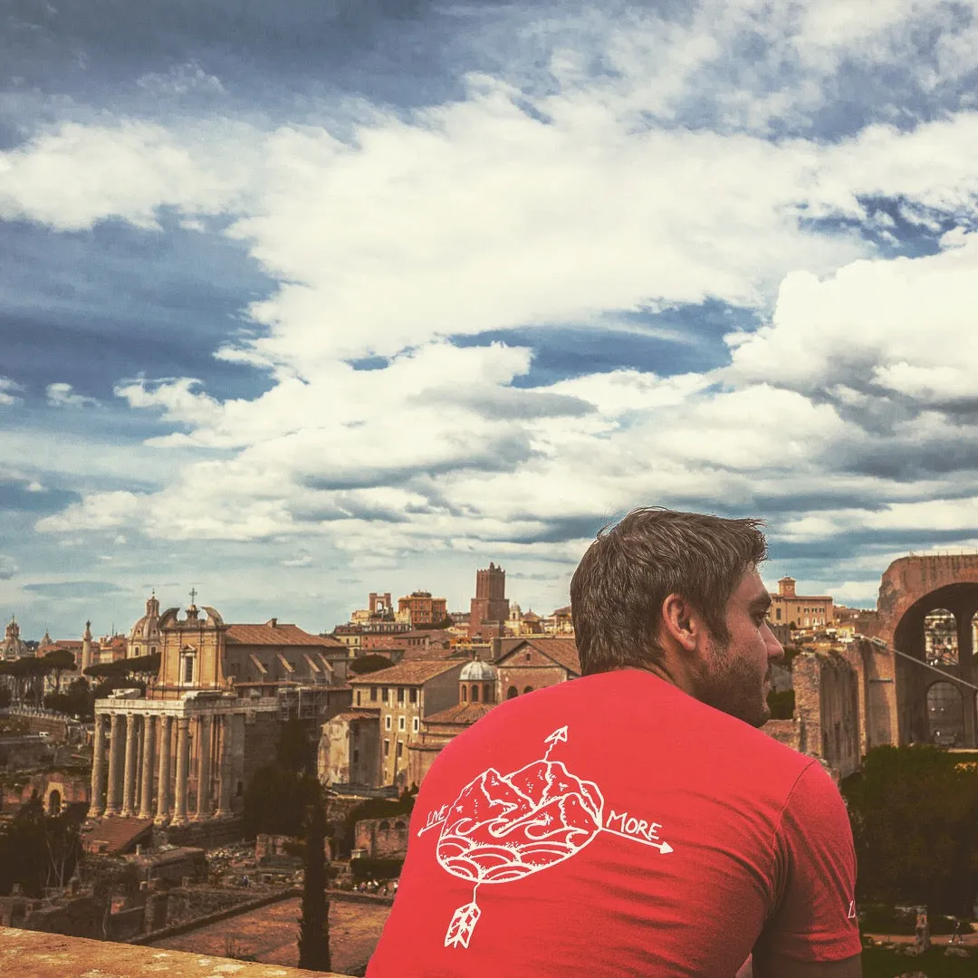 Live More Compass Shirt (Red)
