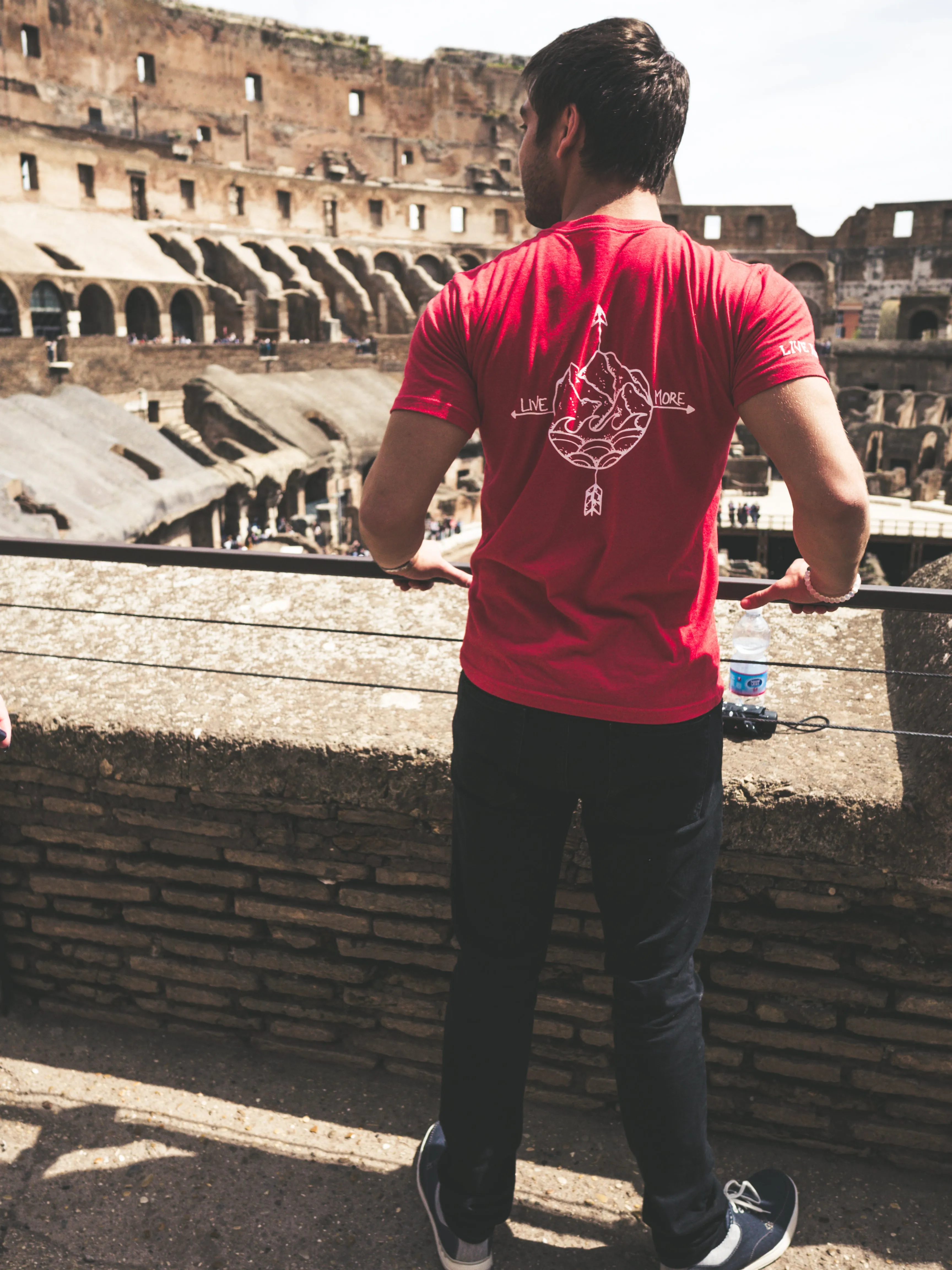 Live More Compass Shirt (Red)