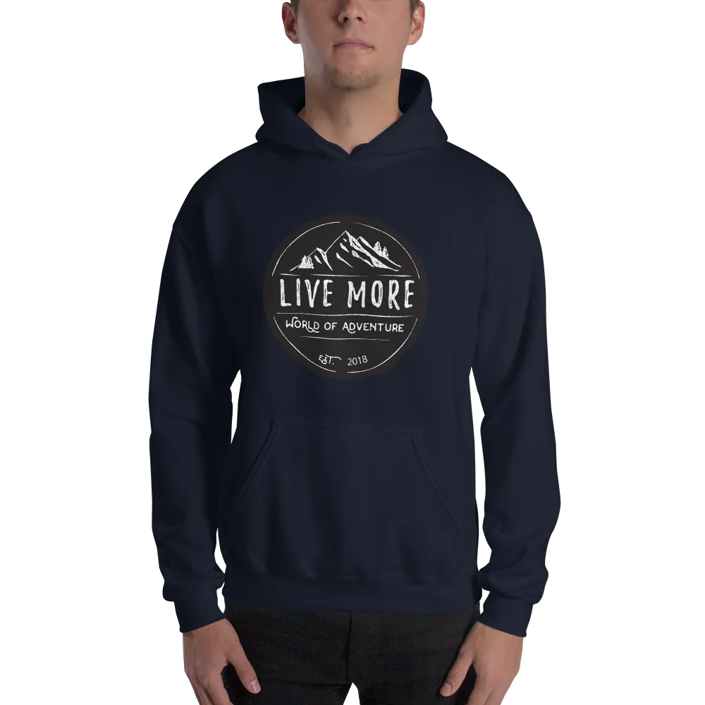 Live More World Of Adventure Unisex Hoodie