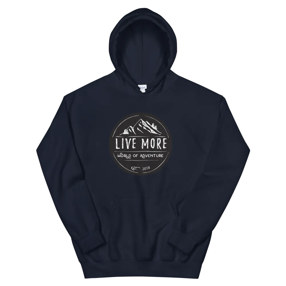 Live More World Of Adventure Unisex Hoodie