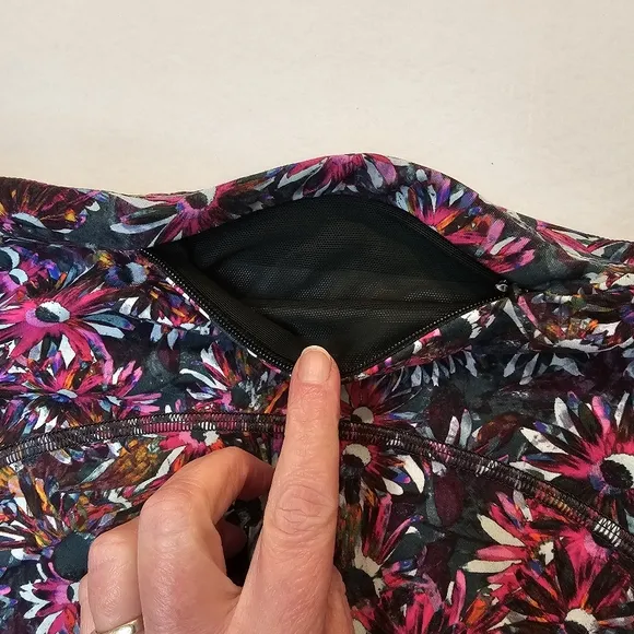 Lululemon Swift Speed High-Rise Short 8&quot; Floral Electric Multi Womens Size 10