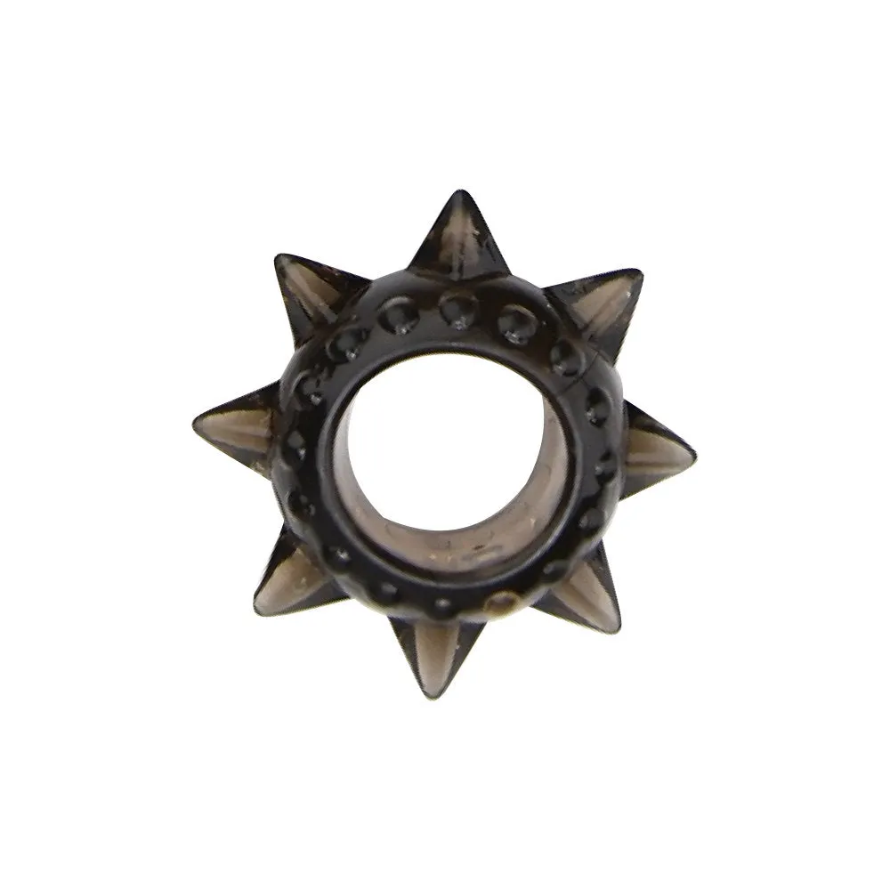 LUXE Textured Cock Ring Set - 6 Textured Rings for Intense Pleasure
