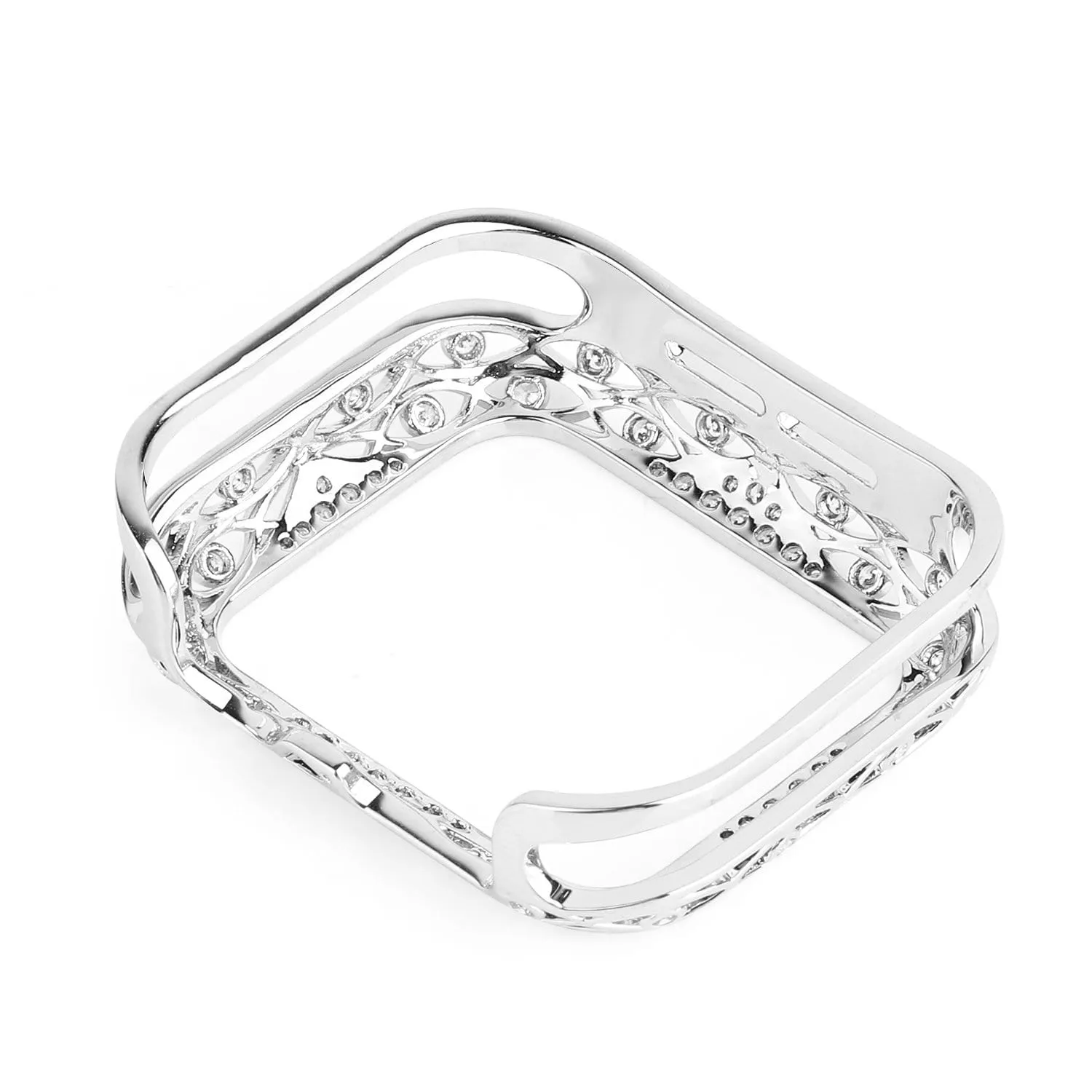 Luxury Carved Rhinestone Glitter Exquisite Cover For Apple Watch