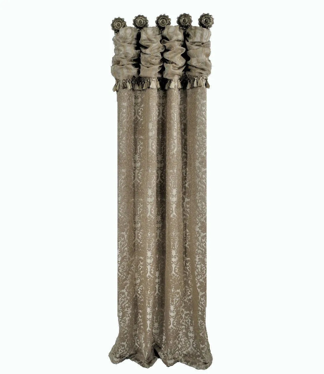 Luxury Curtain Panel Style #14 Exquisite (Available in any of our Fabrics)