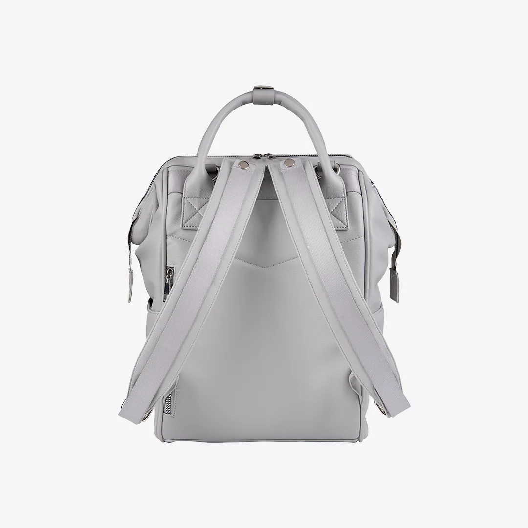 Mani vegan leather backpack - Dove Grey