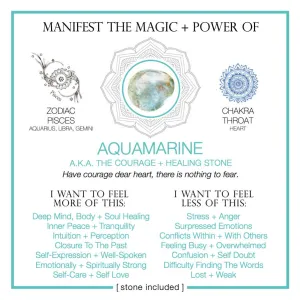 MANIFEST THE MAGIC   POWER OF YOUR CRYSTAL AQUAMARINE