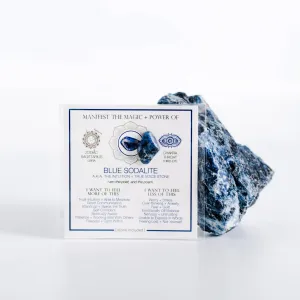 MANIFEST THE MAGIC   POWER OF YOUR CRYSTAL BLUE SODALITE