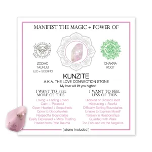 MANIFEST THE MAGIC   POWER OF YOUR CRYSTAL KUNZITE