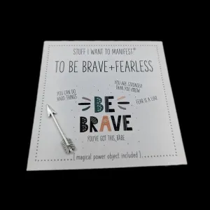 Manifestation Card & Tokens Be Brave