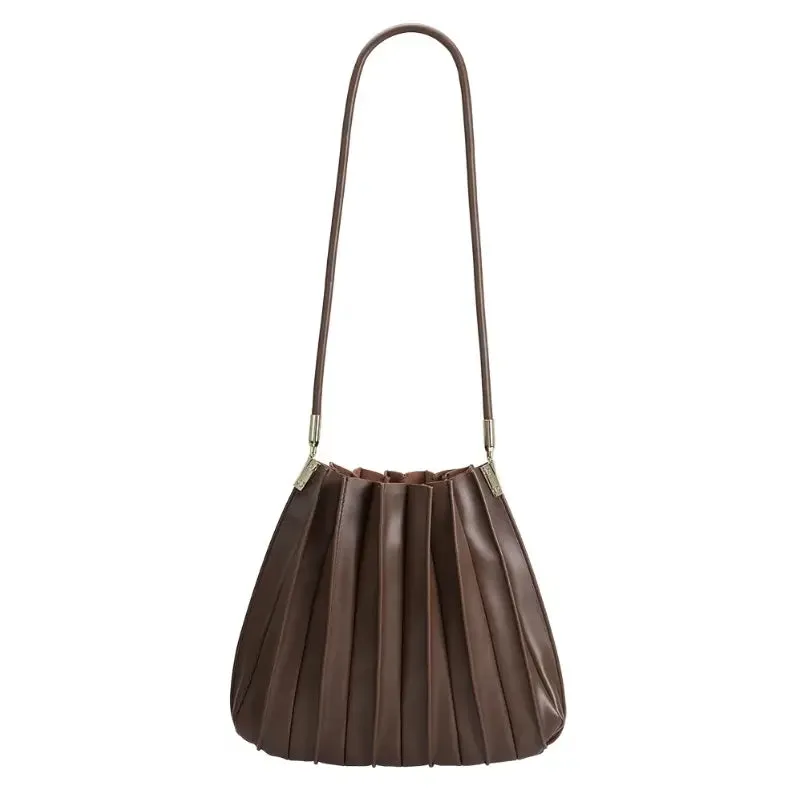 MELIE BIANCO / CARRIE PLEATED VEGAN BAG