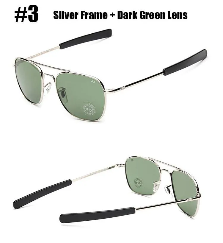Men's Smooth Military Glasses