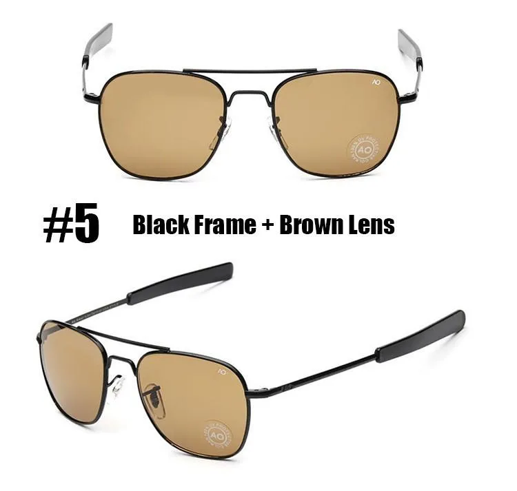Men's Smooth Military Glasses