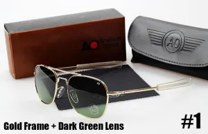 Men's Smooth Military Glasses