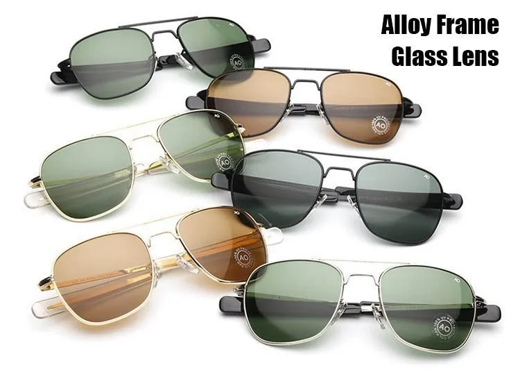 Men's Smooth Military Glasses