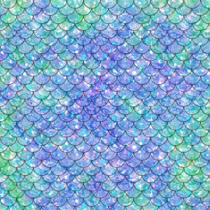 Mermaid Tail Heat Transfer Vinyl Sheet