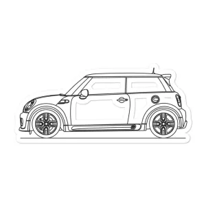 MINI Cooper R56 JCW Outline Sticker