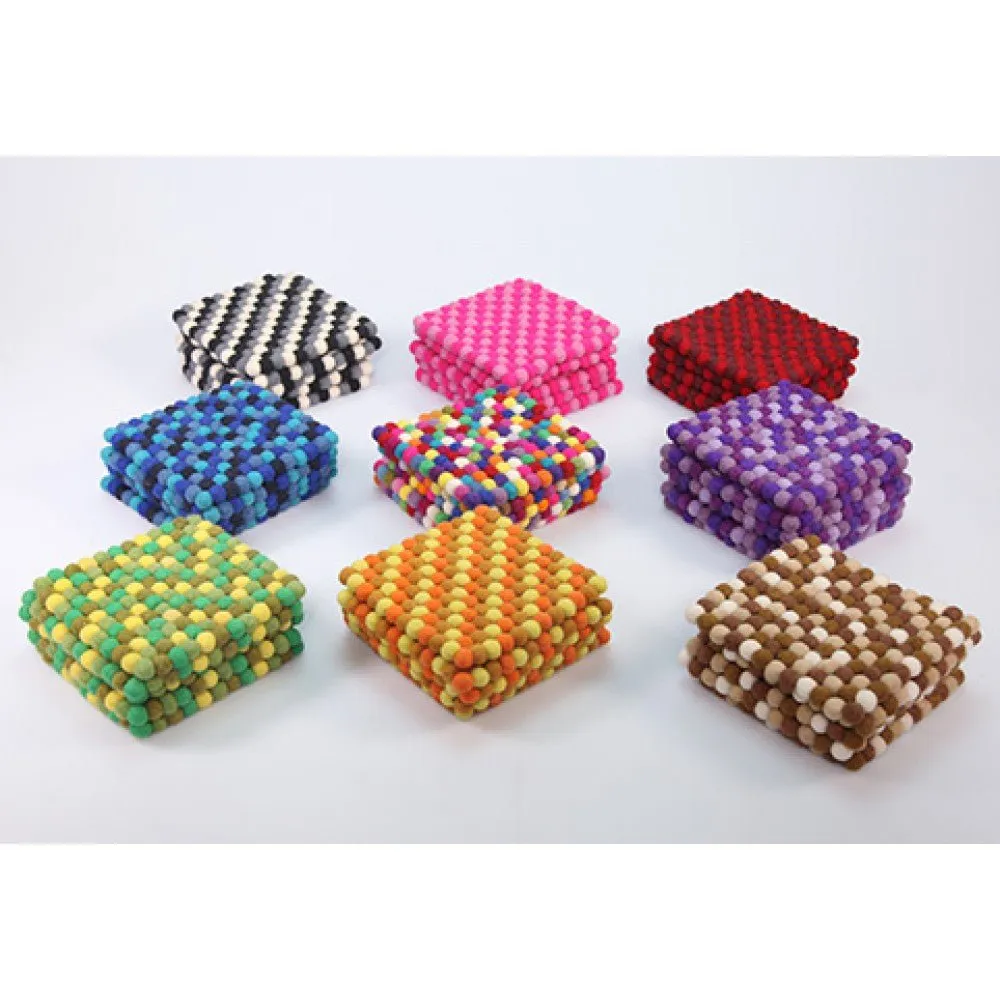 Mini Square Ball Mat- Purple