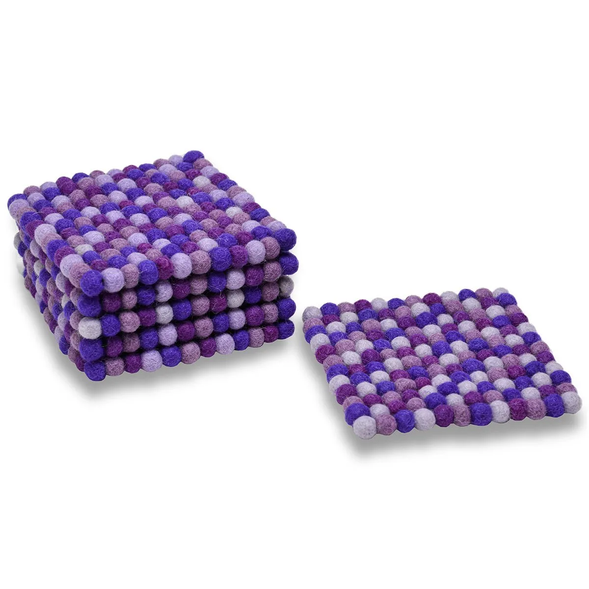 Mini Square Ball Mat- Purple