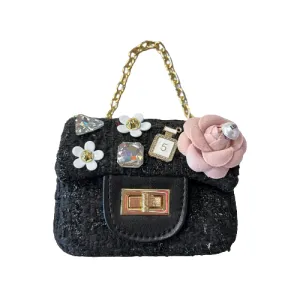 Mini Tweed Purse | Black
