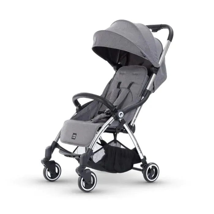 Miniuno Touchfold Stroller - Grey EX DISPLAY