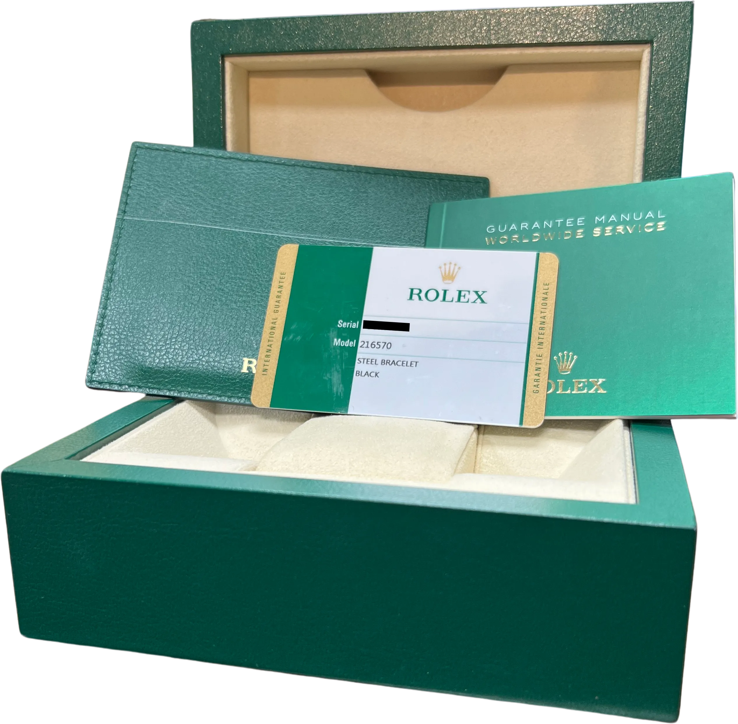 MINT 2018 PAPERS Rolex Explorer II 42mm BLACK Orange Steel GMT Watch BOX 216570