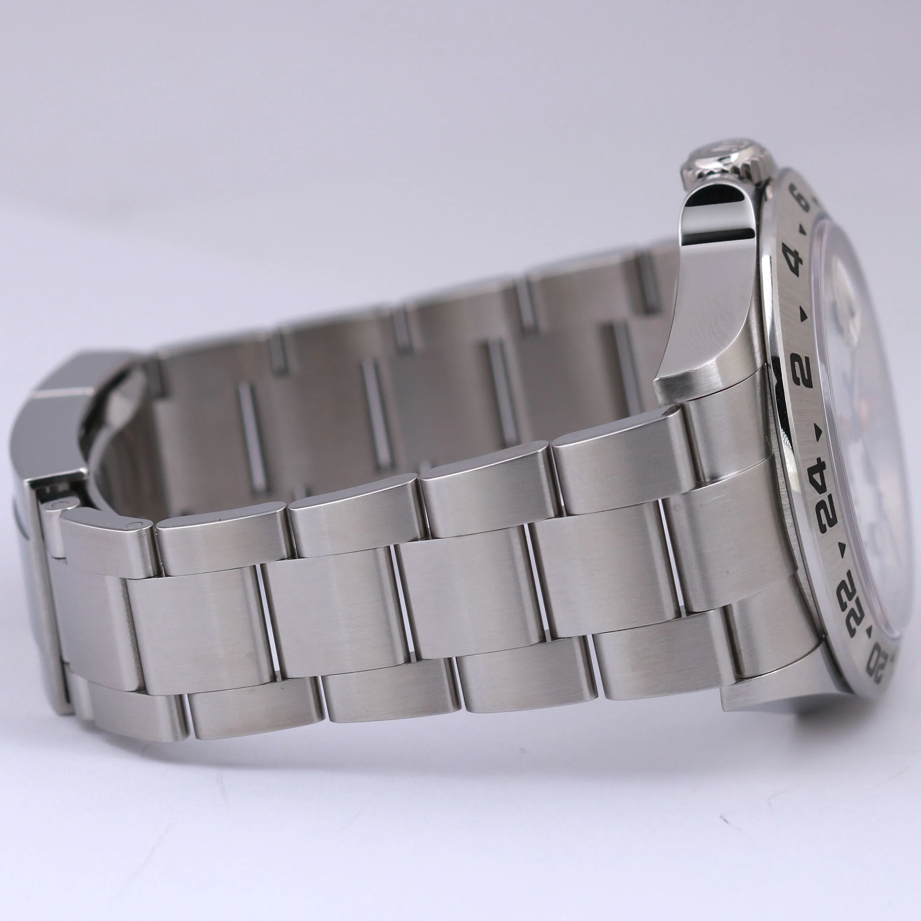 MINT 2022 Rolex Explorer II 42mm POLAR WHITE Stainless Steel GMT Date 226570
