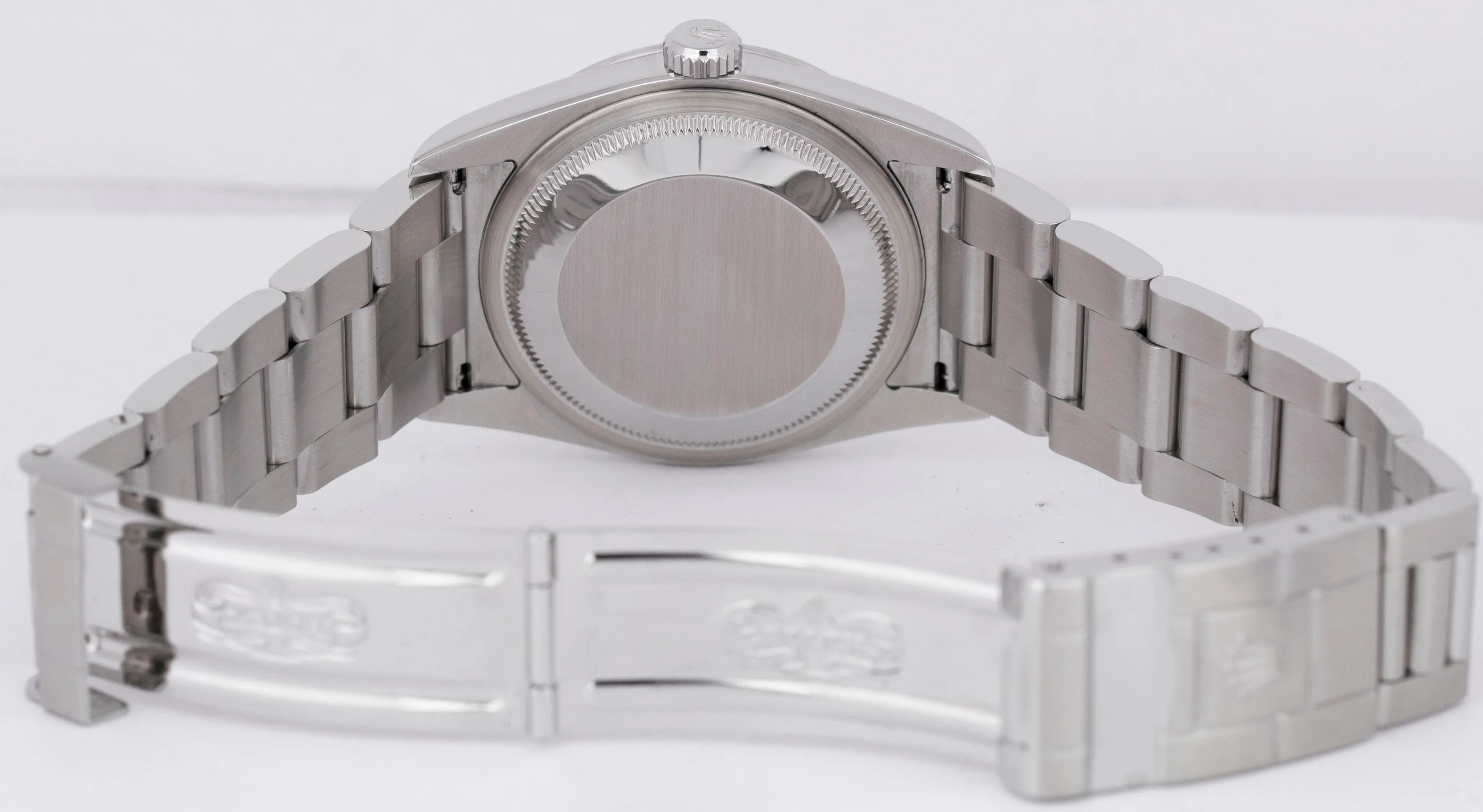 MINT Rolex Explorer I Black 36mm 3-6-9 Stainless Steel Oyster Watch 114270
