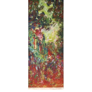 Monet's House from Rose Garden Viscose\Poly Scarf