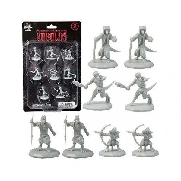 Monster Townsfolk Minis: Unpainted - KOBOLDS 8pk
