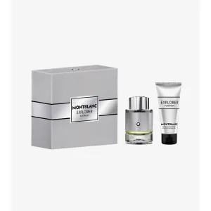 Mont Blanc Explorer Platinum Set EDP 60ml   All Over Shower Gel 100ml For Men