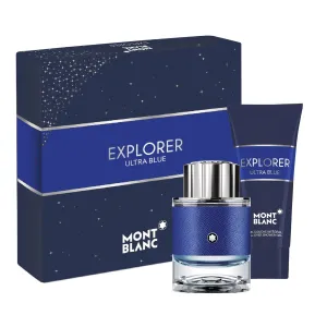 Mont Blanc Explorer Ultra Blue Gift Set For Men