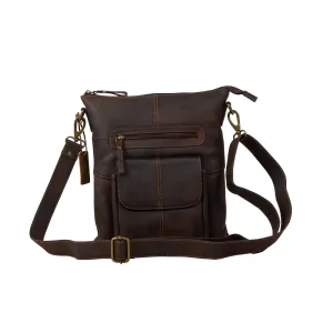 Montana Peak Leather Cross Body Bag