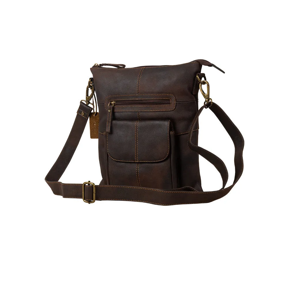 Montana Peak Leather Cross Body Bag