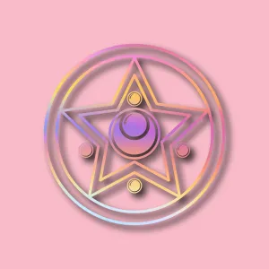 Moon Transformation Compact Vinyl Car Decal