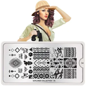 Moyou London Stamping Plate - Explorer 34