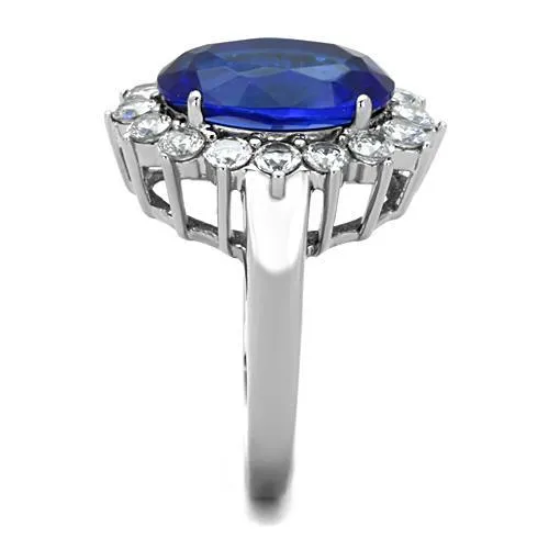 MT 983  - September Birthstone Halo Crystals Exquisite