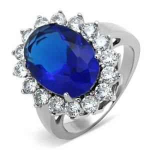 MT 983  - September Birthstone Halo Crystals Exquisite
