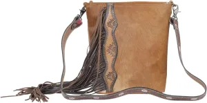 Myra Bag Cappuccino Hand-Tooled Bag