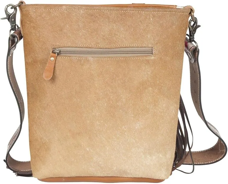 Myra Bag Cappuccino Hand-Tooled Bag