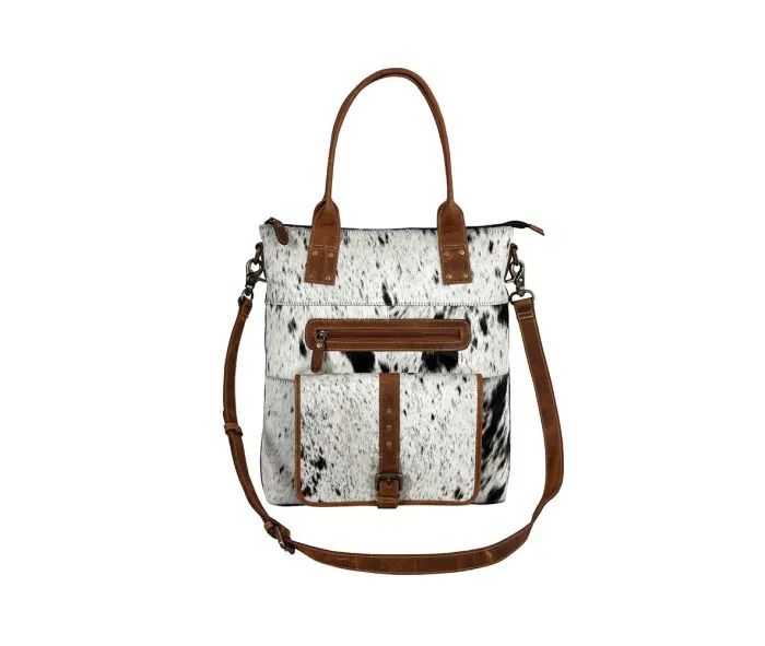 Myra Bag Silver Mine Ultimate Canvas & Hairon Bag