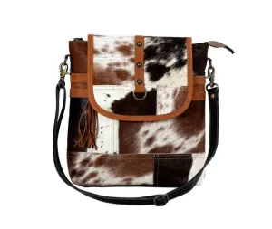 Myra Bag Tyler Ridge Leather Hairon Bag