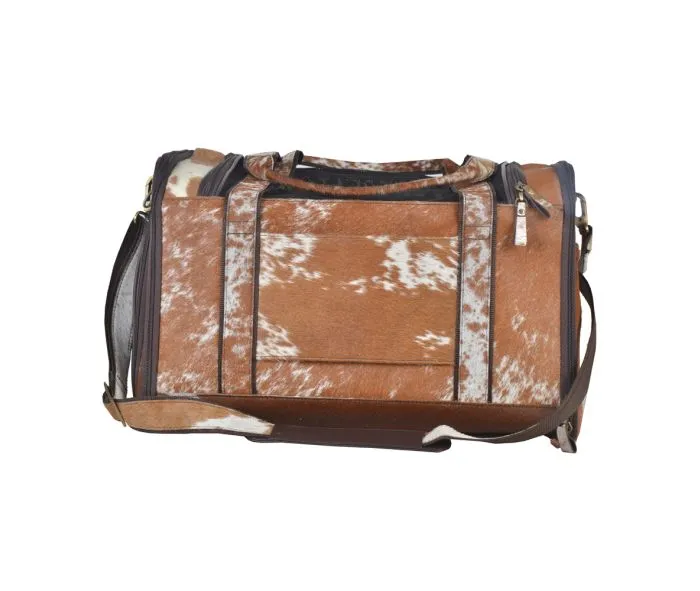 Myra Bag Window Hairon Leather Dog Bag