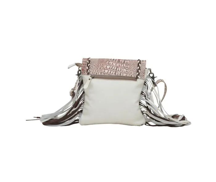 Myra Bags Smokey Wild Leather and Hairon Bag