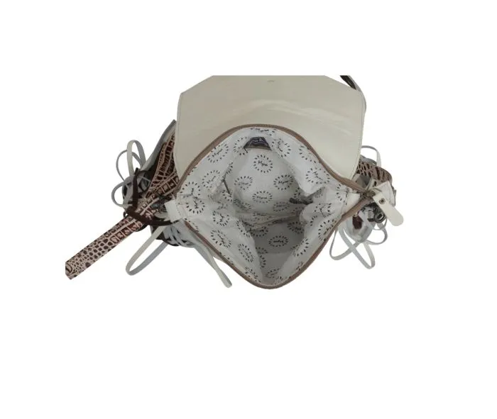 Myra Bags Smokey Wild Leather and Hairon Bag