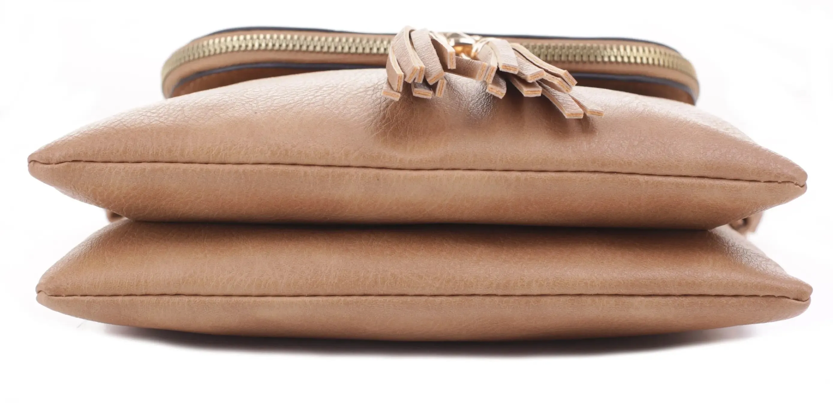 Natalie Crossbody with Tassels- Natural