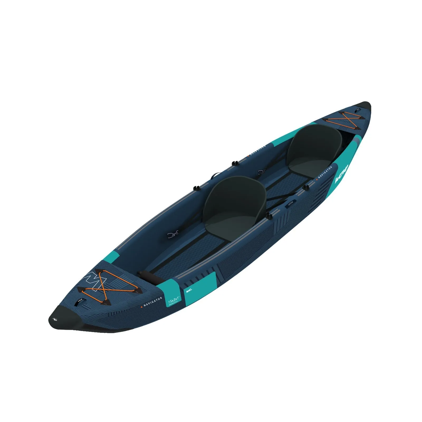 Navigator | Inflatable Kayak | Drop Stitch Kayak | 1-2/2-3 Seater